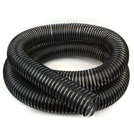 BIG HORN 2-1/2 Inch x 20 Feet Dust Hose, Clear with Black Helix 11292